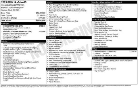 2023 BMW i4 eDrive35 Gran Coupe