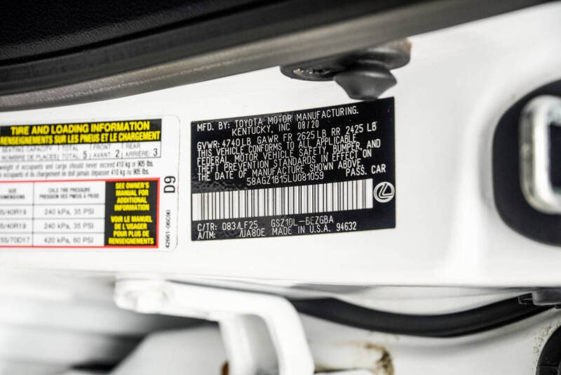 2020 Lexus ES 350 F SPORT