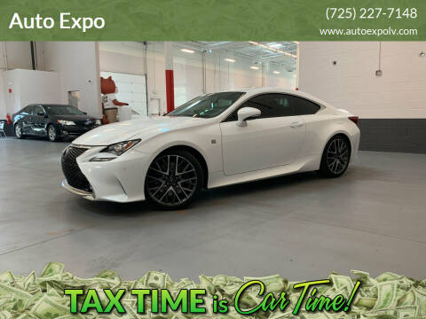 2016 Lexus RC 350 for sale at Auto Expo in Las Vegas NV