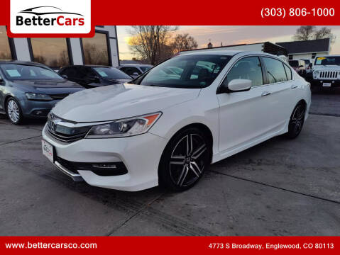 2017 Honda Accord for sale at Better Cars in Englewood CO