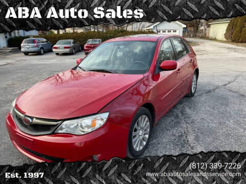 2009 Subaru Impreza for sale at ABA Auto Sales in Bloomington IN