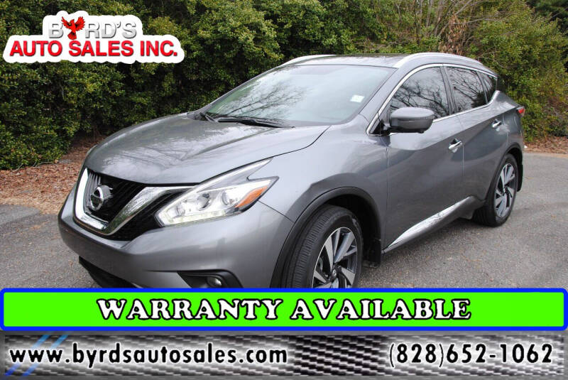 2018 Nissan Murano for sale at Byrds Auto Sales in Marion NC
