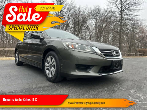 2014 Honda Accord for sale at Dreams Auto Sales LLC in Leesburg VA