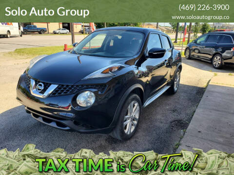 2016 Nissan JUKE for sale at Solo Auto Group in Mckinney TX