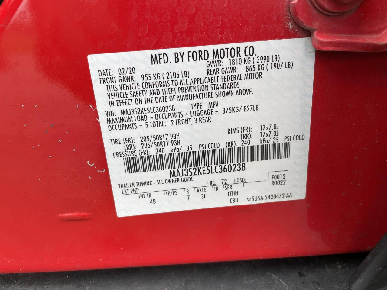 2020 Ford EcoSport for sale at Twin Cities Auctions in Elk River, MN