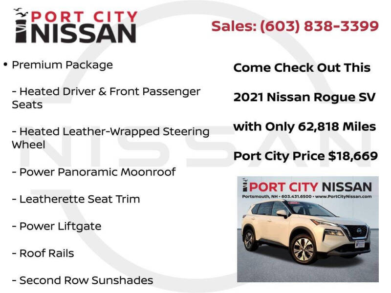 2021 Nissan Rogue SV