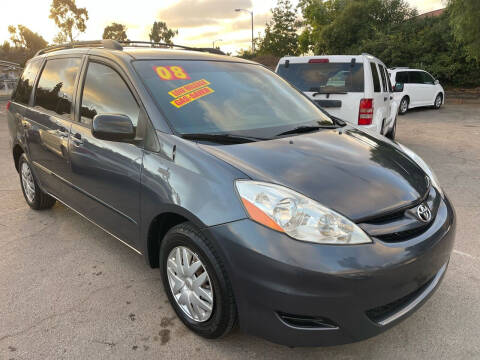2008 Toyota Sienna for sale at 1 NATION AUTO GROUP in Vista CA