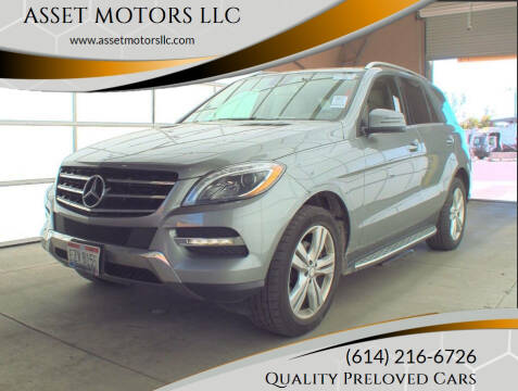 2013 Mercedes-Benz M-Class for sale at ASSET MOTORS LLC in Westerville OH