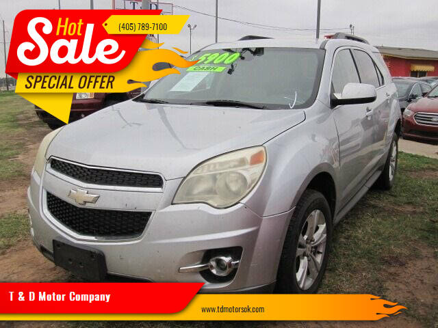 2012 Chevrolet Equinox for sale at T & D Motor Company in Bethany OK