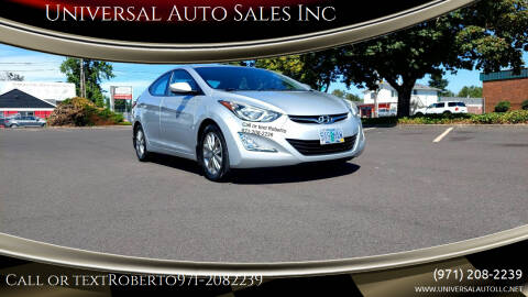 2014 Hyundai Elantra for sale at Universal Auto Sales Inc in Salem OR