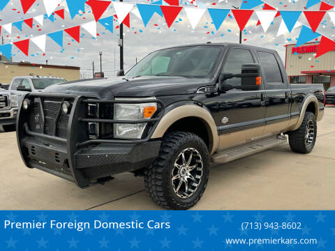 2014 Ford F-250 Super Duty for sale at Premier Foreign Domestic Cars in Houston TX
