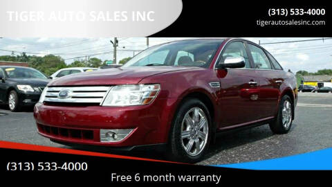 2008 Ford Taurus for sale at TIGER AUTO SALES INC in Redford MI