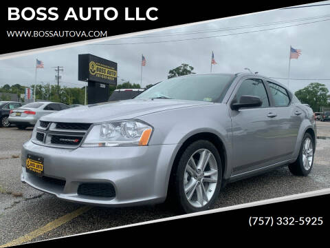 2014 Dodge Avenger for sale at BOSS AUTO LLC in Norfolk VA