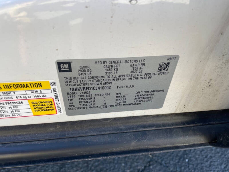 2012 GMC Acadia SLT-1