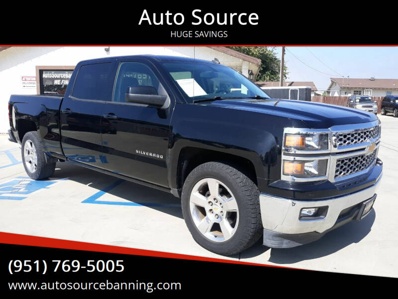 2014 Chevrolet Silverado 1500 for sale at Auto Source in Banning CA