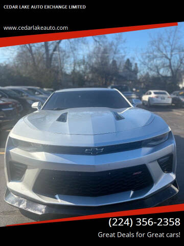 2016 Chevrolet Camaro for sale at CEDAR LAKE AUTO EXCHANGE LIMITED in Round Lake Beach IL