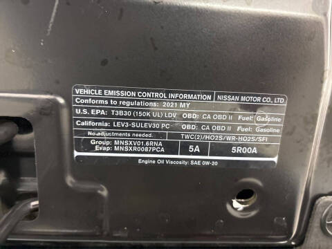 2021 Nissan Versa SR