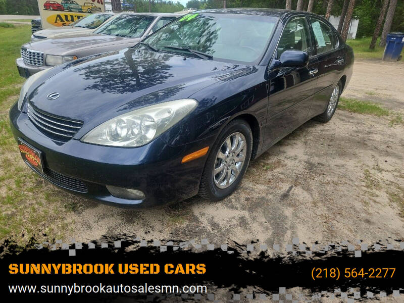 2004 Lexus ES 330 for sale at SUNNYBROOK USED CARS in Menahga MN