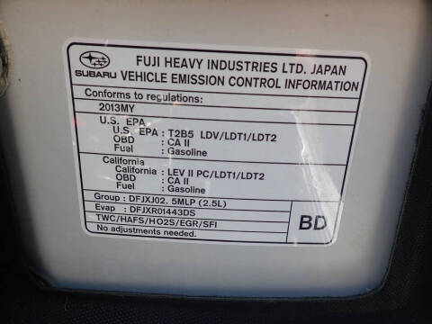 2013 Subaru Outback 2.5i Premium