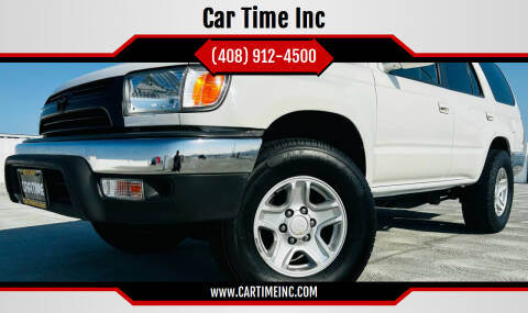 2001 Toyota 4Runner for sale at Car Time Inc in San Jose CA