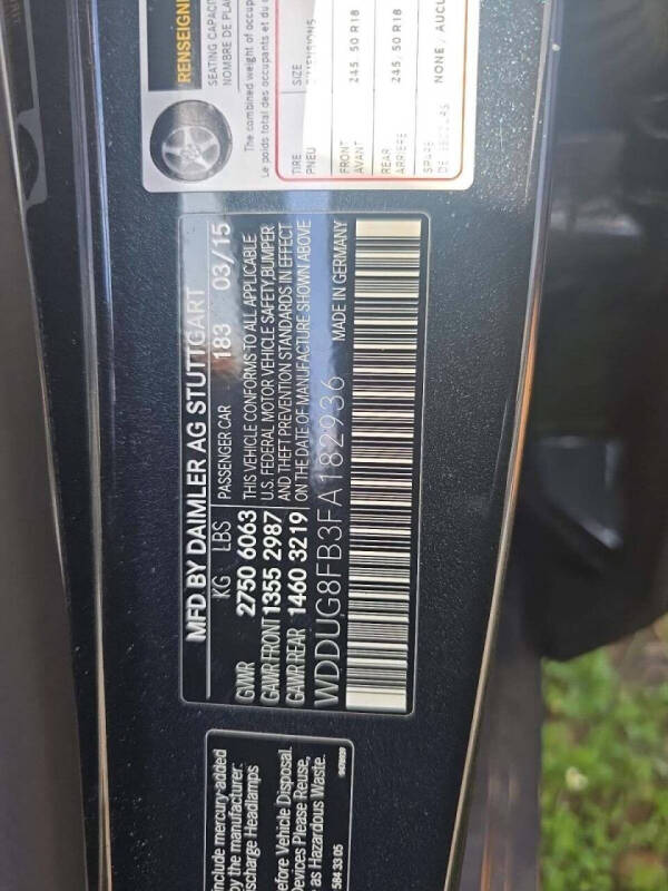 2015 Mercedes-Benz S-Class S 550 4MATIC