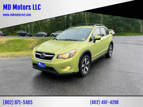 2014 Subaru XV Crosstrek for sale at MD Motors LLC in Williston VT