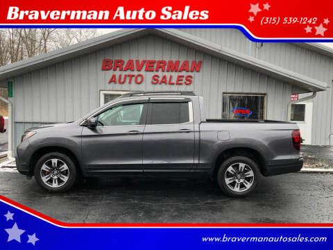 2019 Honda Ridgeline for sale at Braverman Auto Sales in Waterloo NY