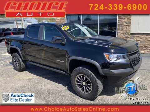 2018 Chevrolet Colorado for sale at CHOICE AUTO SALES in Murrysville PA