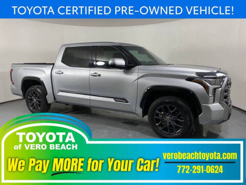 2023 Toyota Tundra for sale at PHIL SMITH AUTOMOTIVE GROUP - Toyota Kia of Vero Beach in Vero Beach FL