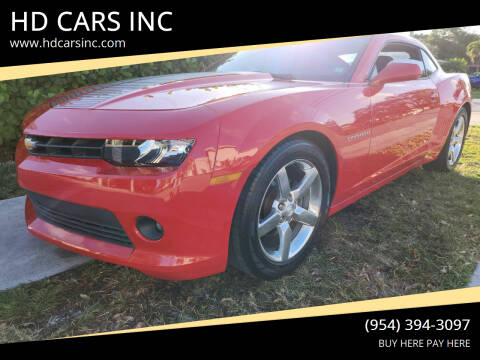 2014 Chevrolet Camaro for sale at HD CARS INC in Hollywood FL
