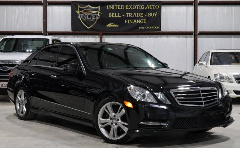 2013 Mercedes-Benz E-Class for sale at United Exotic Auto in Houston TX