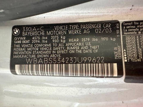 2003 BMW 3 Series 330Ci