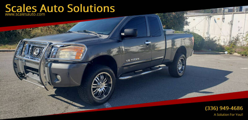 2012 Nissan Titan for sale at Scales Auto Solutions in Madison NC