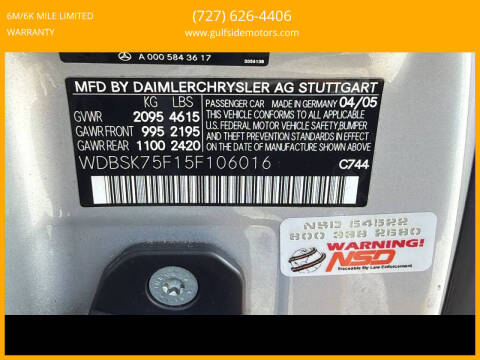 2005 Mercedes-Benz SL-Class SL 500