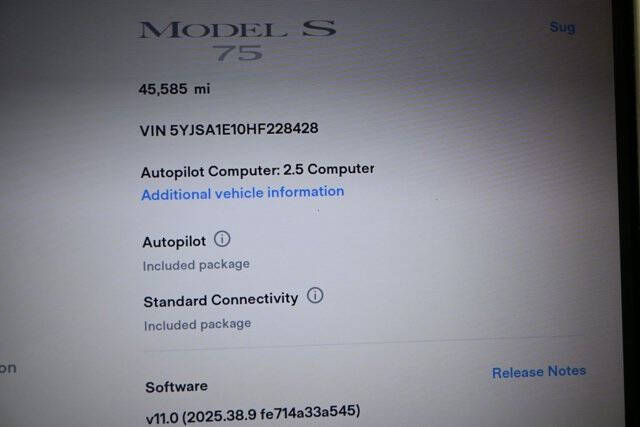 2017 Tesla Model S 75