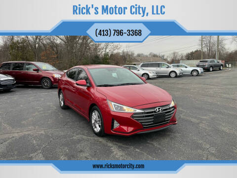 2020 Hyundai Elantra for sale at Rick's Motor City, LLC in Springfield MA