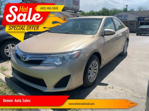 2012 Toyota Camry for sale at Denver Auto Sales in Lincoln NE
