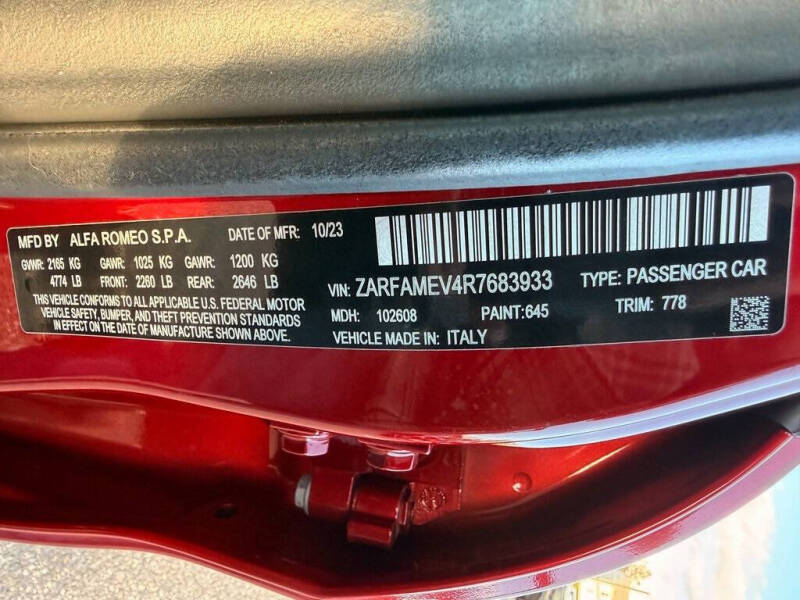 2024 Alfa Romeo Giulia Quadrifoglio