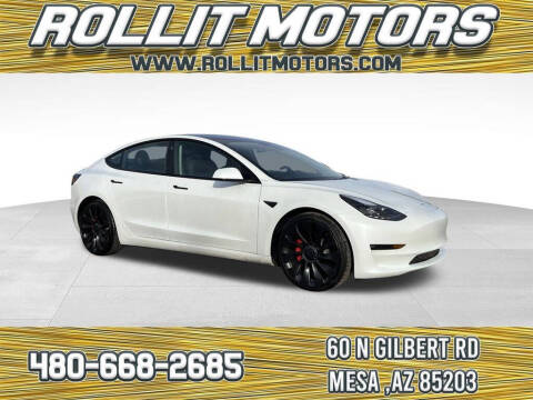 2023 Tesla Model 3 for sale at Rollit Motors in Mesa AZ