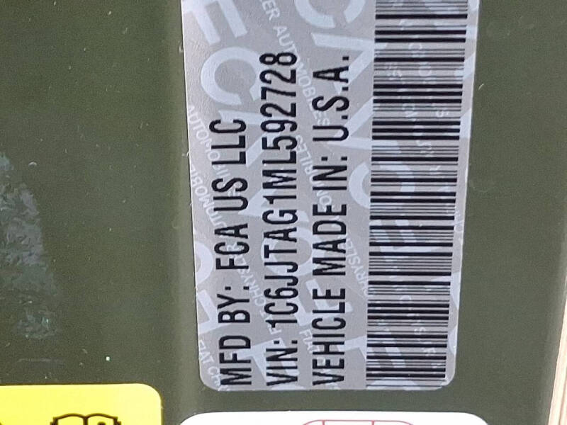 2021 Jeep Gladiator Freedom