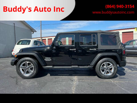 2010 Jeep Wrangler Unlimited for sale at Buddy's Auto Inc in Pendleton SC
