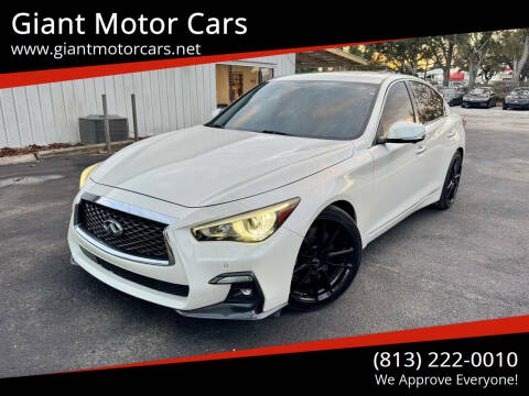 2018 Infiniti Q50 for sale at Giant Motor Cars in Tampa FL