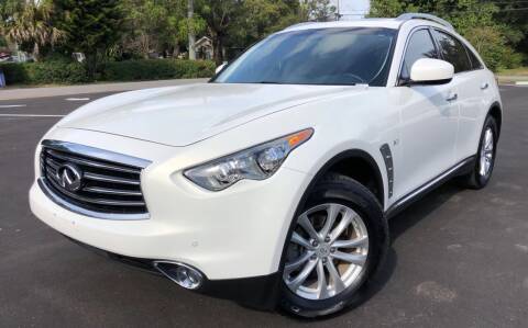 2015 Infiniti QX70 for sale at LUXURY AUTO MALL in Tampa FL