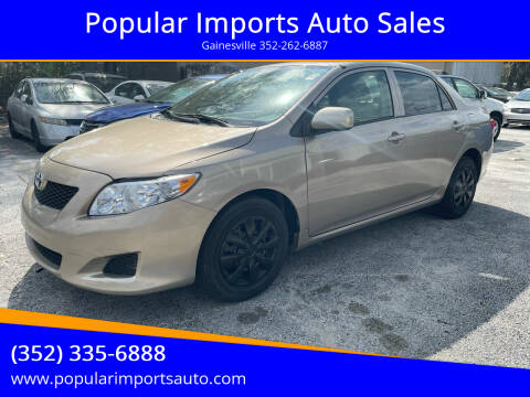 2010 Toyota Corolla for sale at Popular Imports Auto Sales in Gainesville FL