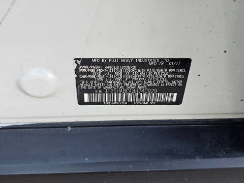 2011 Subaru Forester 2.5X