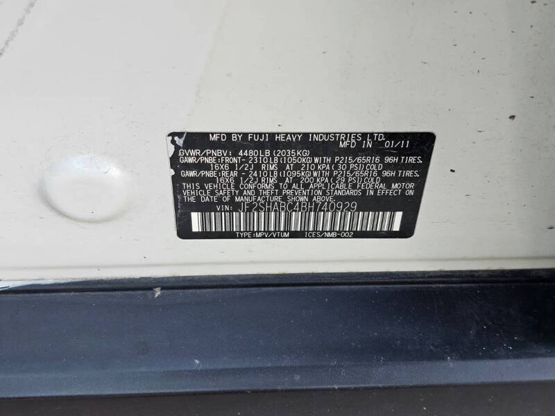 2011 Subaru Forester 2.5X