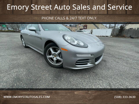 2015 Porsche Panamera for sale at Emory Street Auto Sales and Service in Attleboro MA
