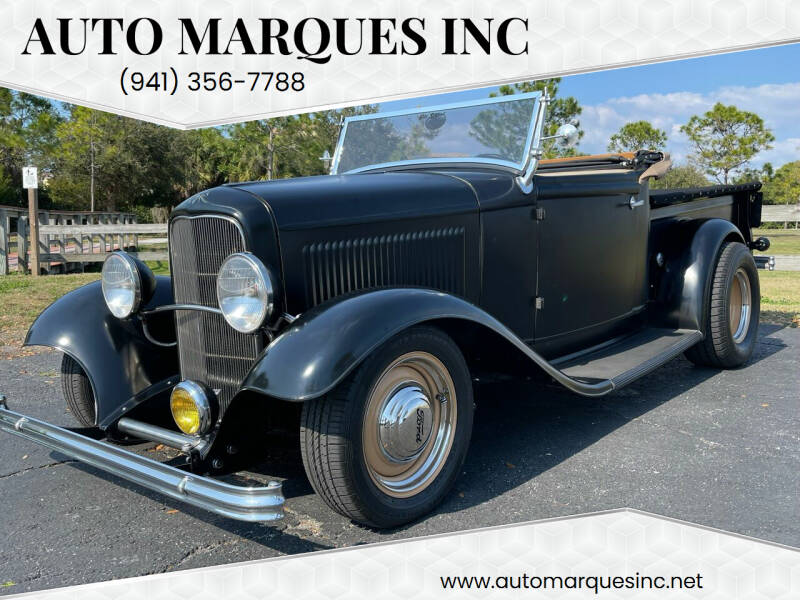 1932 Ford Model B for sale at Auto Marques Inc in Sarasota FL
