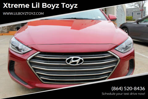 2017 Hyundai Elantra for sale at Xtreme Lil Boyz Toyz in Greenville SC