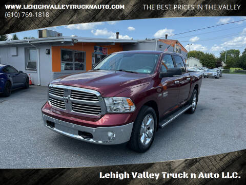 2018 RAM 1500 for sale at Lehigh Valley Truck n Auto LLC. in Schnecksville PA